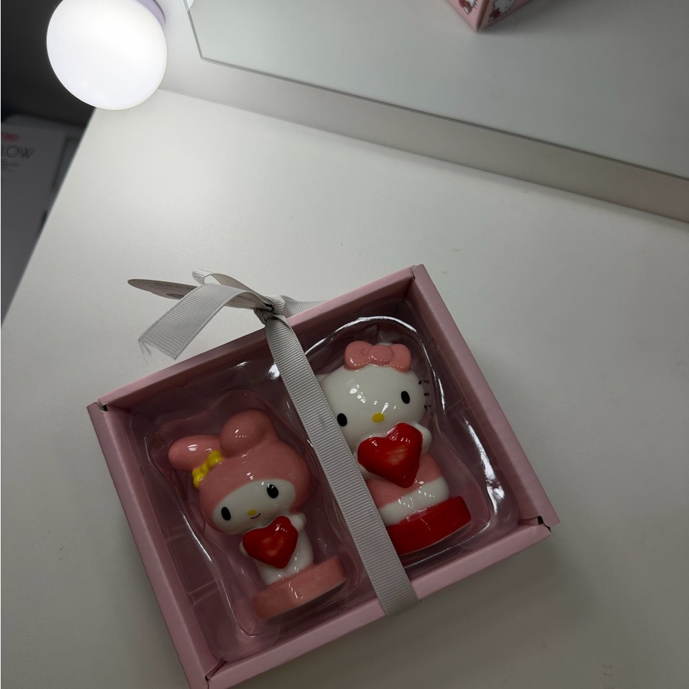 Hello Kitty and My Melody Salt and Pepper Shaker Set